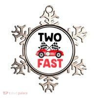 Two Fast Birthday Shirt 2 Fast 2 Curious Decorations 2nd Ornament thumb 0