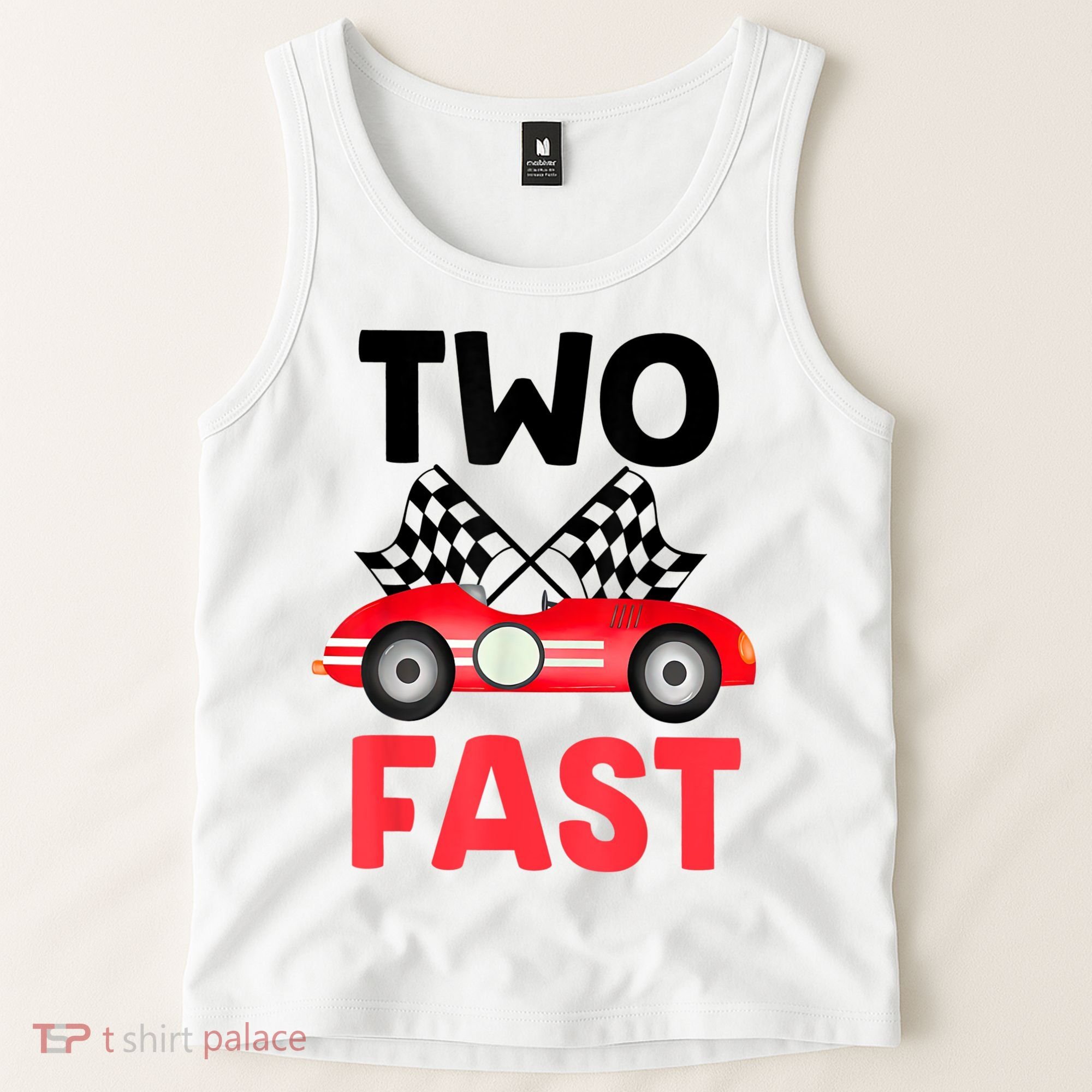 Two Fast Birthday Shirt 2 Fast 2 Curious Decorations 2nd Tank Top
