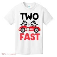 Two Fast Birthday Shirt 2 Fast 2 Curious Decorations 2nd Kids T-Shirt thumb 0