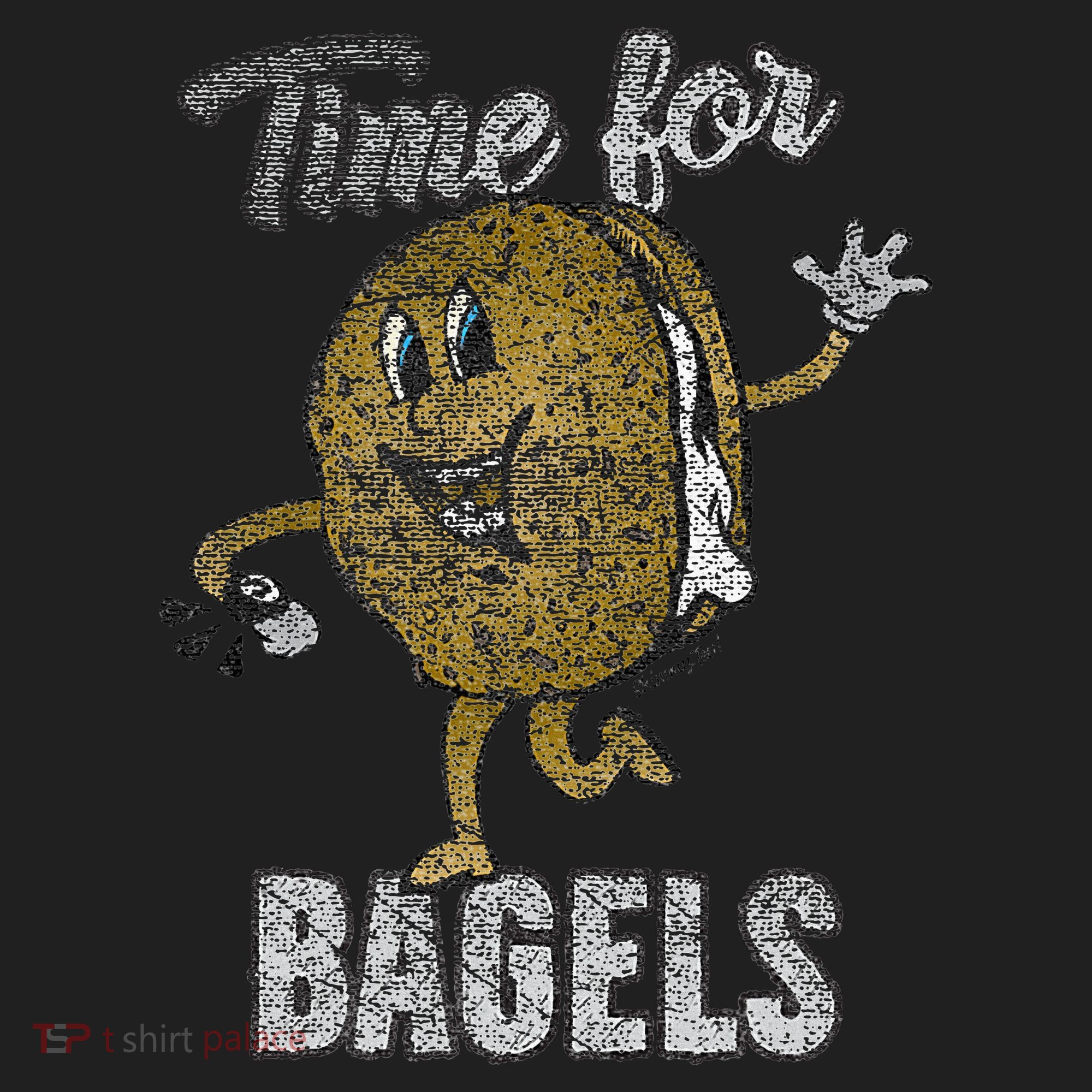Time For Bagels Breakfast Food Women's Sweatshirt