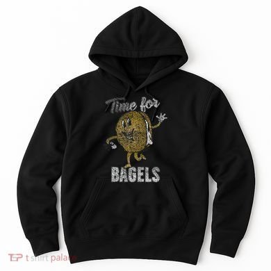 Time For Bagels Breakfast Food Hoodie