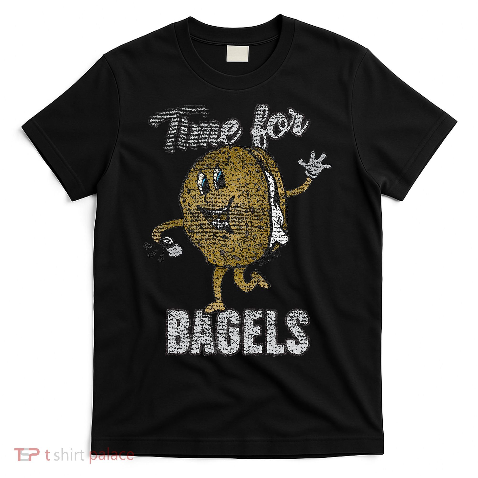 Time For Bagels Breakfast Food T-Shirt
