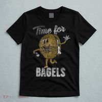 Time For Bagels Breakfast Food T-Shirt thumb 5