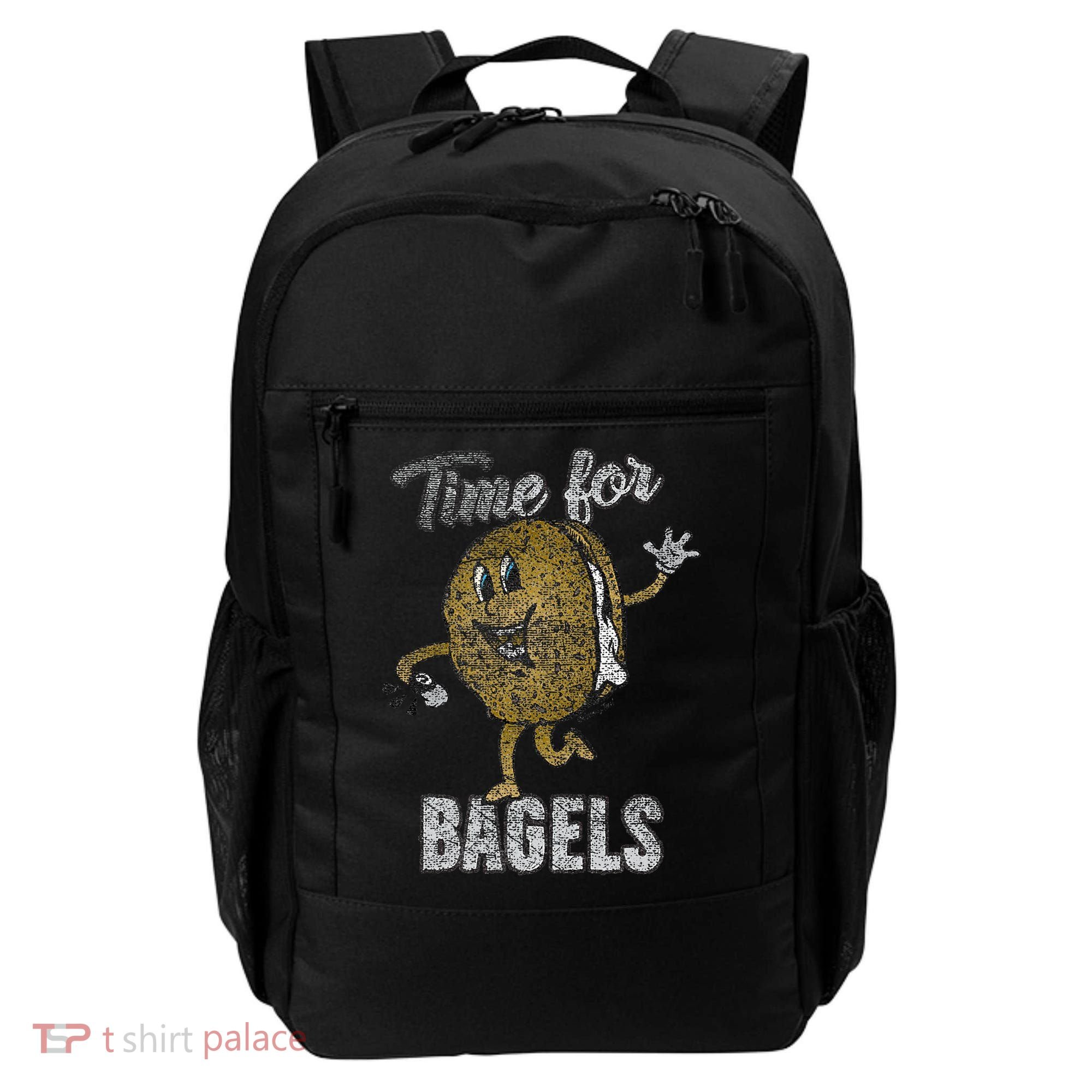 Time For Bagels Breakfast Food Backpack