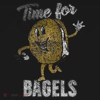 Time For Bagels Breakfast Food Backpack thumb 2