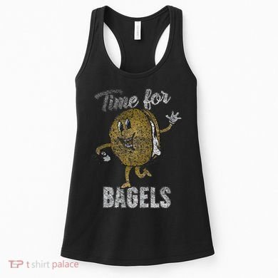 Time For Bagels Breakfast Food Women's Tank Top