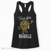 Time For Bagels Breakfast Food Women's Tank Top thumb 0