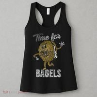 Time For Bagels Breakfast Food Women's Tank Top thumb 3