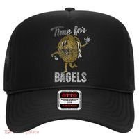 Time For Bagels Breakfast Food Hat thumb 0