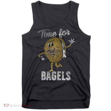 Time For Bagels Breakfast Food Tank Top