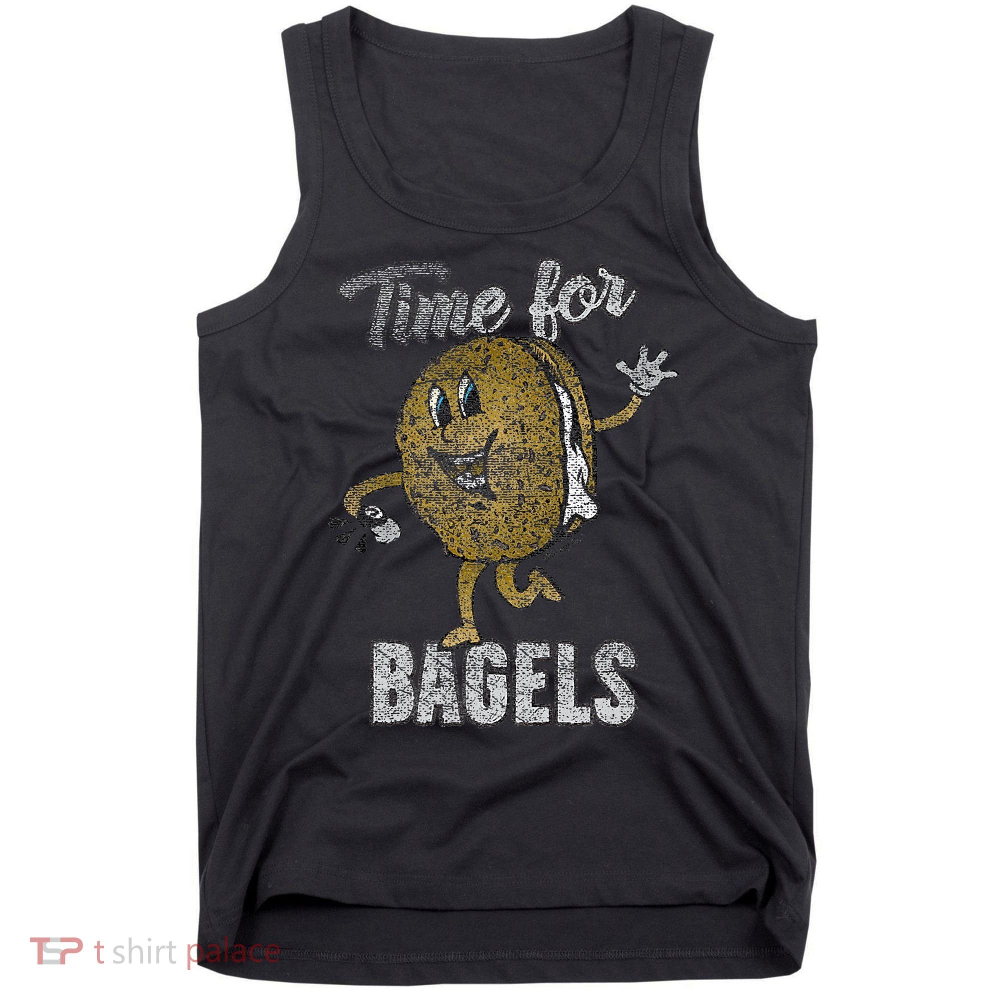Time For Bagels Breakfast Food Tank Top