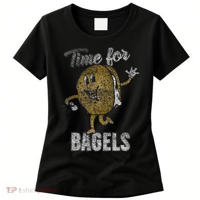 Time For Bagels Breakfast Food Women's T-Shirt
