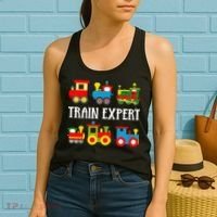 Trains Funny Boy Train Expert Women's Tank Top thumb 2