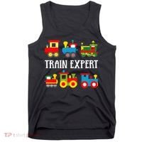 Trains Funny Boy Train Expert Tank Top thumb 0