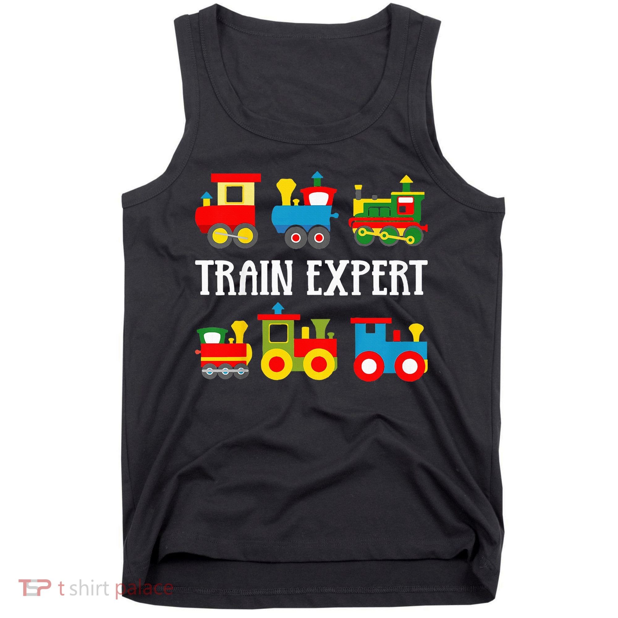 Trains Funny Boy Train Expert Tank Top