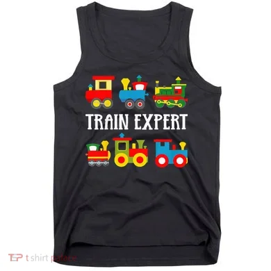 Trains Funny Boy Train Expert Tank Top