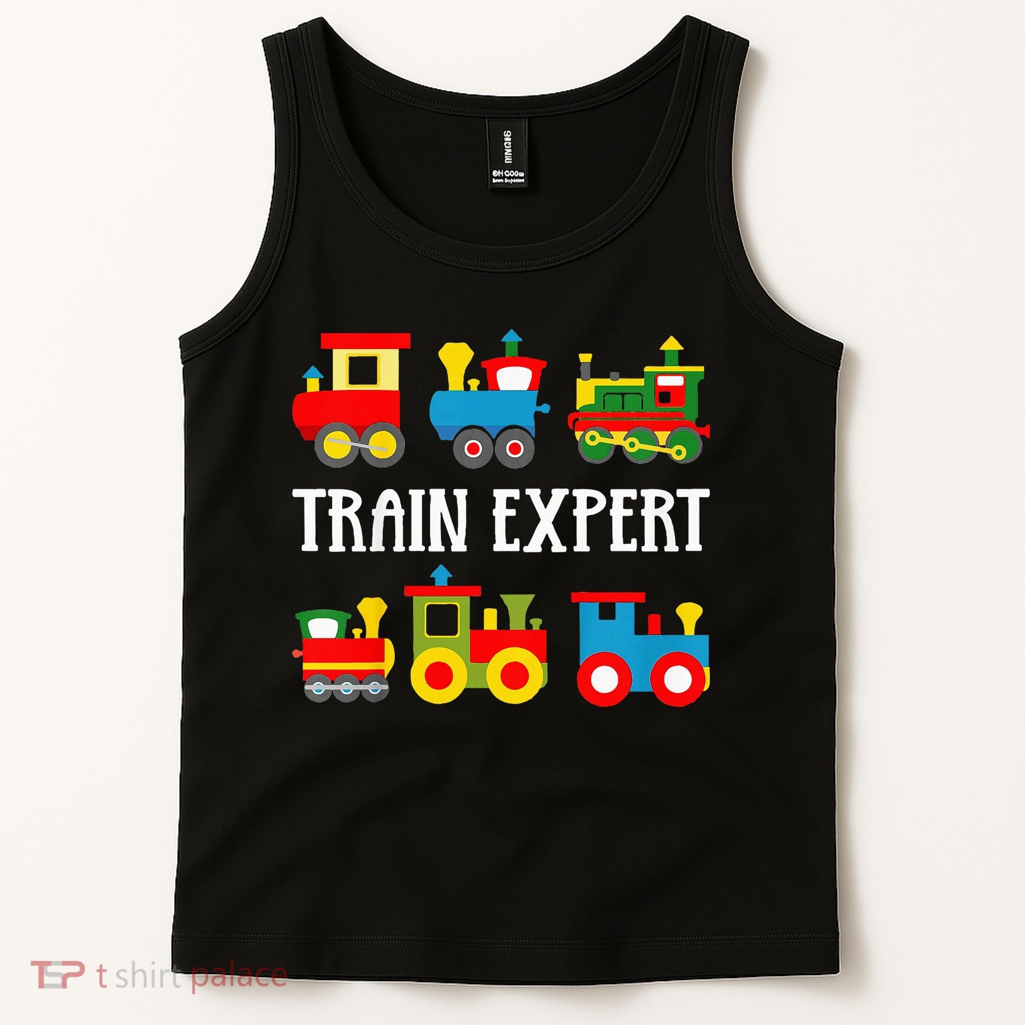 Trains Funny Boy Train Expert Tank Top