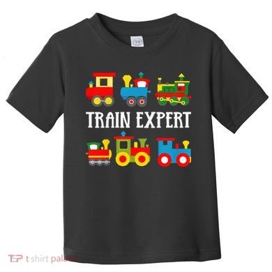 Trains Funny Boy Train Expert Toddler T-Shirt