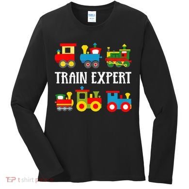 Trains Funny Boy Train Expert Women's Long Sleeve Shirt