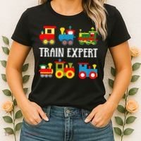 Trains Funny Boy Train Expert Women's T-Shirt thumb 2