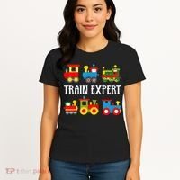 Trains Funny Boy Train Expert Women's T-Shirt thumb 4