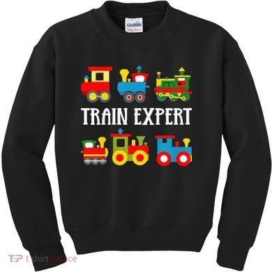 Trains Funny Boy Train Expert Kids Sweatshirt