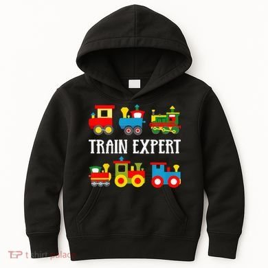 Trains Funny Boy Train Expert Kids Hoodie