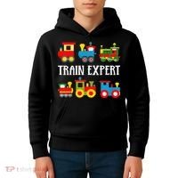 Trains Funny Boy Train Expert Kids Hoodie thumb 4