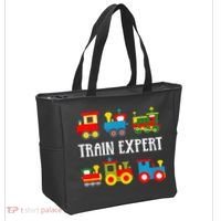 Trains Funny Boy Train Expert Tote Bag thumb 2