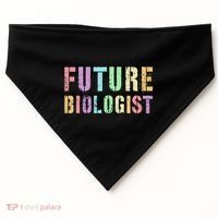 Tiny Future Biologist In Training Life Sciences Bio USA-Made Doggie Bandana thumb 0