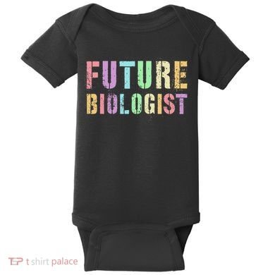 Tiny Future Biologist In Training Life Sciences Bio Baby Bodysuit