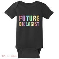 Tiny Future Biologist In Training Life Sciences Bio Baby Bodysuit thumb 0