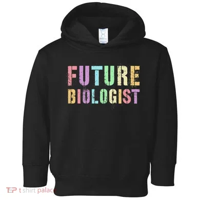 Tiny Future Biologist In Training Life Sciences Bio Toddler Hoodie
