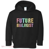 Tiny Future Biologist In Training Life Sciences Bio Toddler Hoodie thumb 0