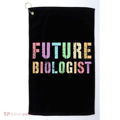 Tiny Future Biologist In Training Life Sciences Bio Golf Towel