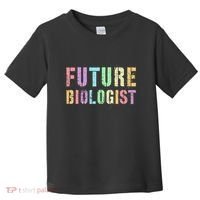 Tiny Future Biologist In Training Life Sciences Bio Toddler T-Shirt thumb 0