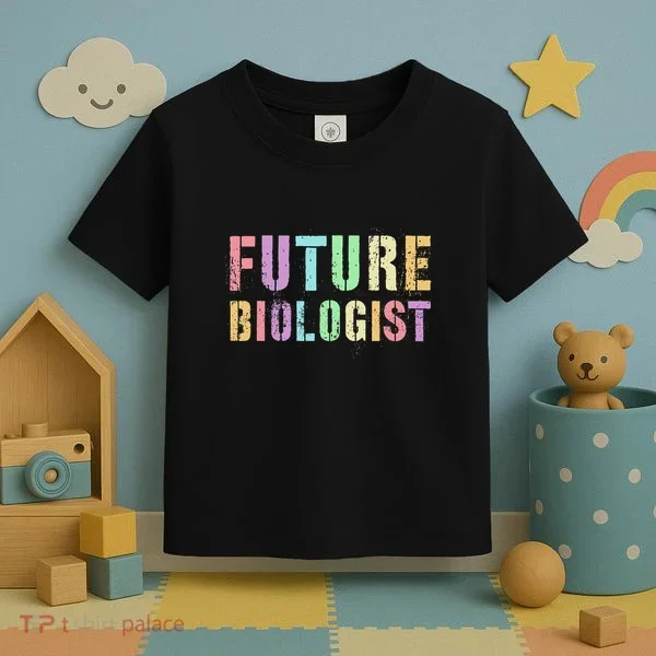 Tiny Future Biologist In Training Life Sciences Bio Toddler T-Shirt
