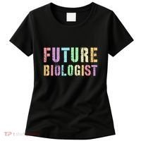 Tiny Future Biologist In Training Life Sciences Bio Women's T-Shirt thumb 0