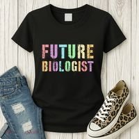 Tiny Future Biologist In Training Life Sciences Bio Women's T-Shirt thumb 3