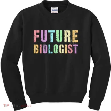 Tiny Future Biologist In Training Life Sciences Bio Kids Sweatshirt