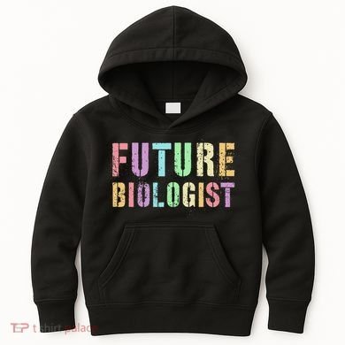 Tiny Future Biologist In Training Life Sciences Bio Kids Hoodie
