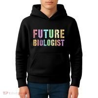 Tiny Future Biologist In Training Life Sciences Bio Kids Hoodie thumb 4