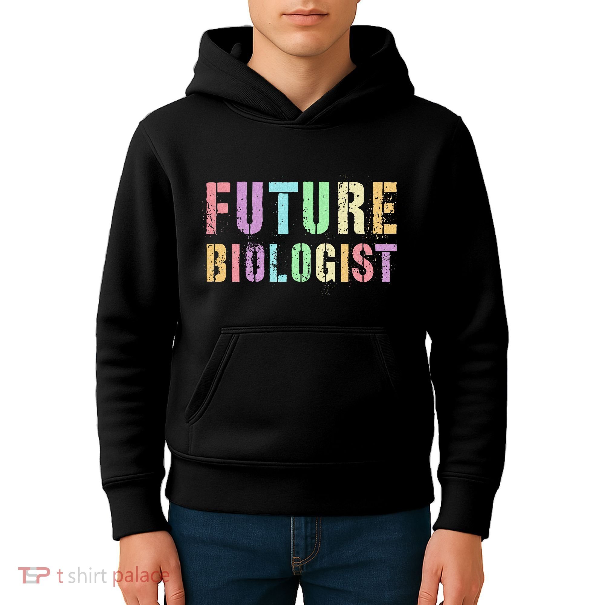Tiny Future Biologist In Training Life Sciences Bio Kids Hoodie