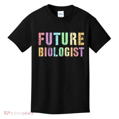 Tiny Future Biologist In Training Life Sciences Bio Kids T-Shirt