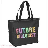 Tiny Future Biologist In Training Life Sciences Bio Tote Bag thumb 2