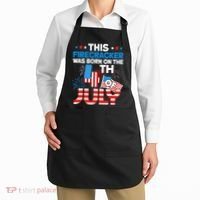 This Firecracker Born On 4th Of July Patriotic Birthday Apron thumb 2