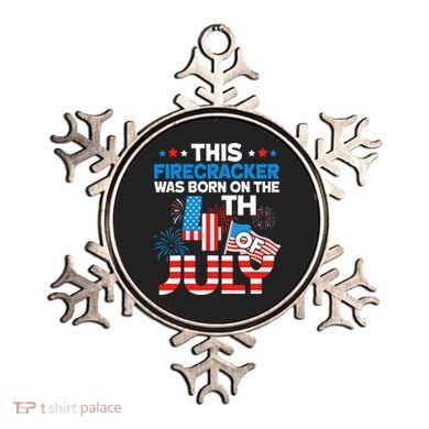 This Firecracker Born On 4th Of July Patriotic Birthday Ornament