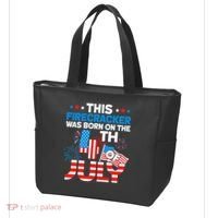 This Firecracker Born On 4th Of July Patriotic Birthday Tote Bag thumb 3
