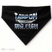 Tarpon Fishing Big Fish USA-Made Doggie Bandana thumb 0
