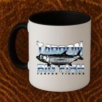 Tarpon Fishing Big Fish Coffee Mug thumb 2